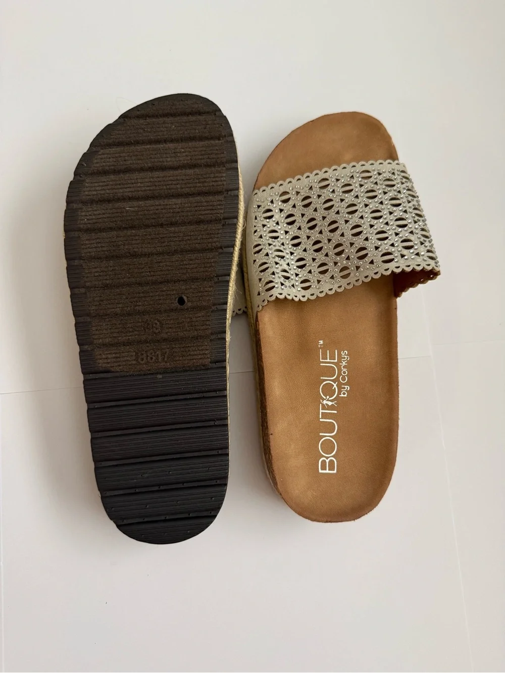 Corked Comfort Slides Women’s Size 8